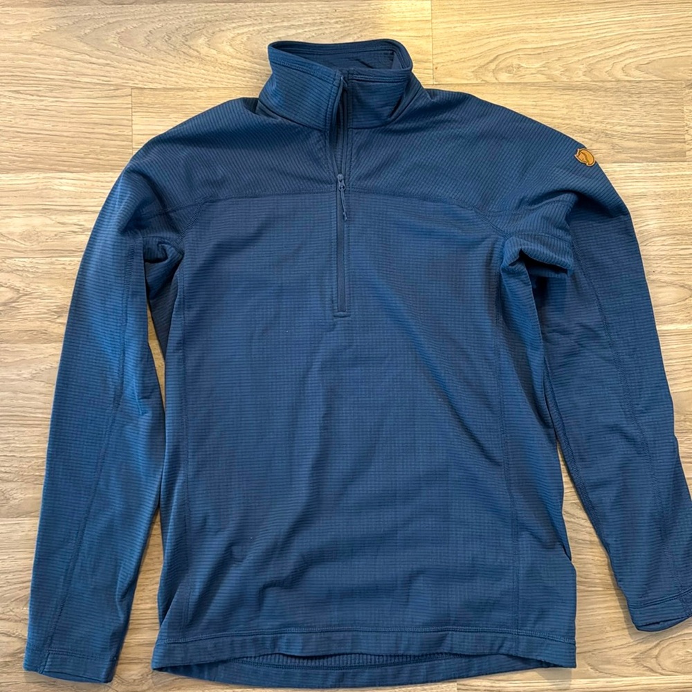 Fjallraven Deep Blue Zip-Up Sweater